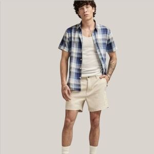 NWT Lucky Brand Tan Flat Front Shorts Size 36